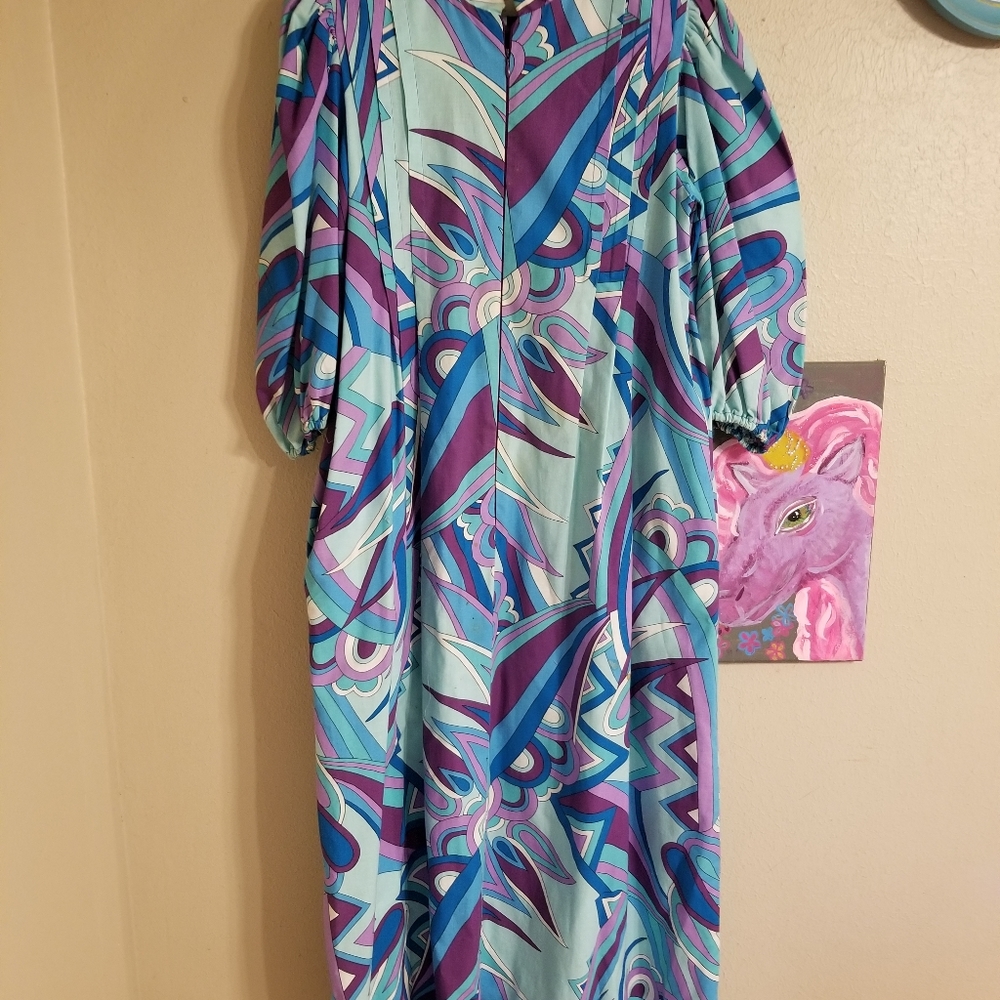 Vintage psychedelic Pauline house dress